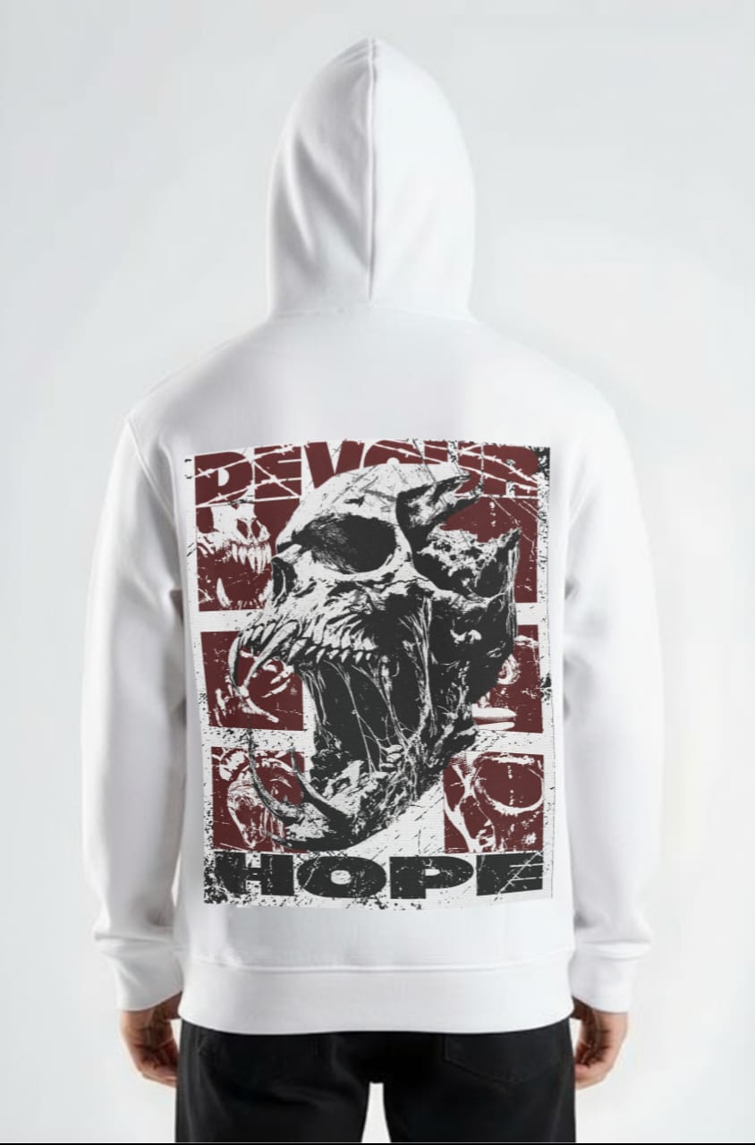 Unisex Hope DTG Printed Oversized Hoodie